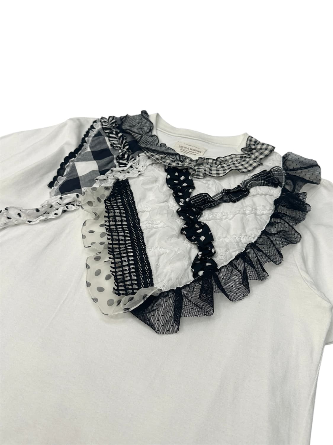Beams Boy Tori-To Frill T-Shirt 상품이미지3