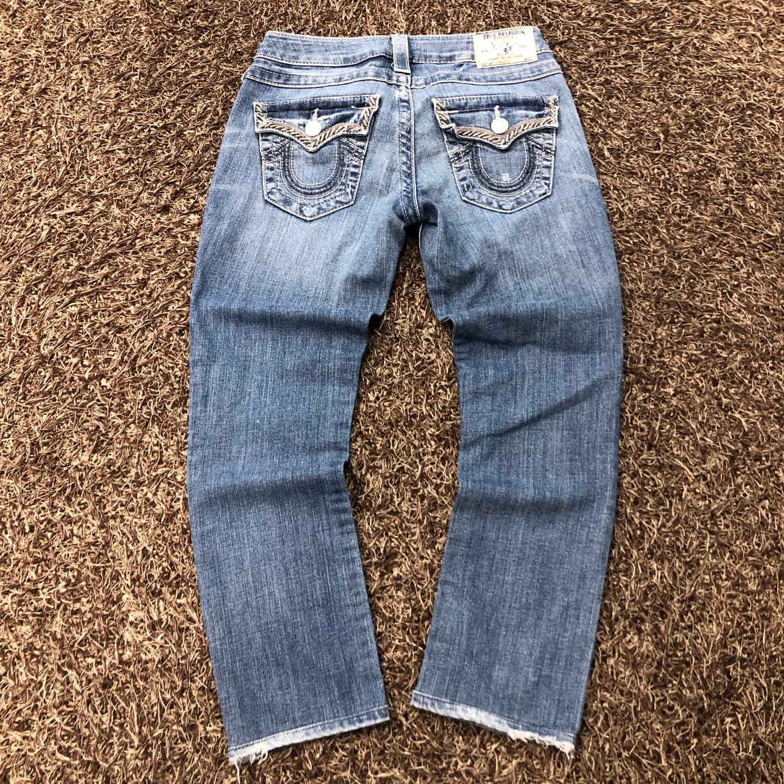 트루릴리전 스트레이트 워싱 데님 팬츠 상품이미지4