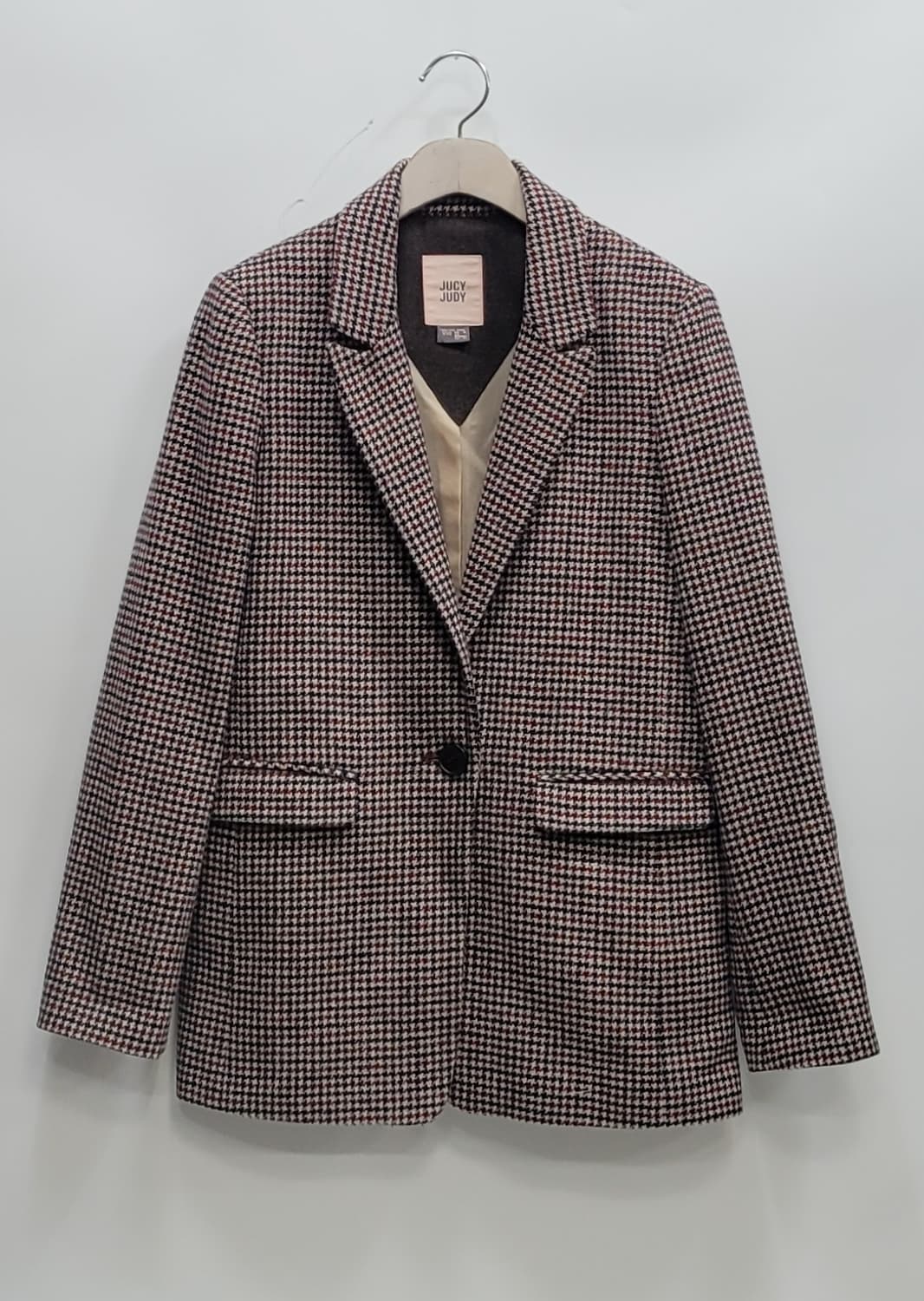 JUCYJUDY 쥬시쥬디 체크 싱글 자켓 / 여 85 상품이미지1