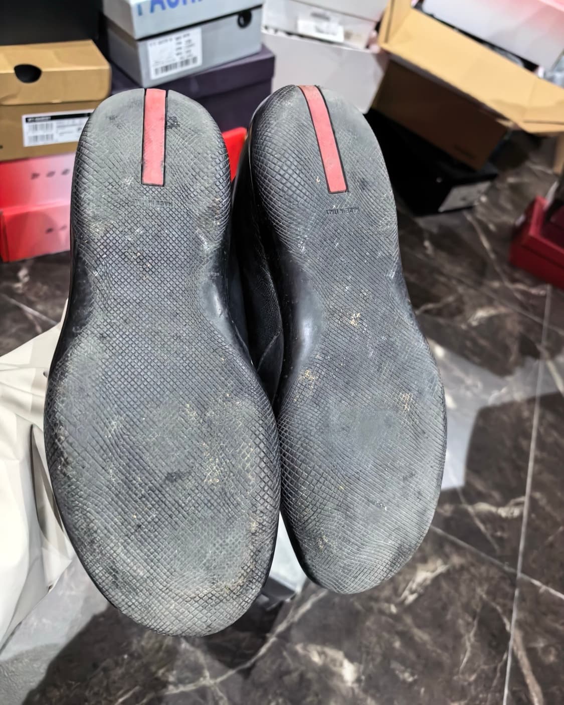 프라다 스포츠 스트링 로퍼 스니커즈 uk7 상품이미지5