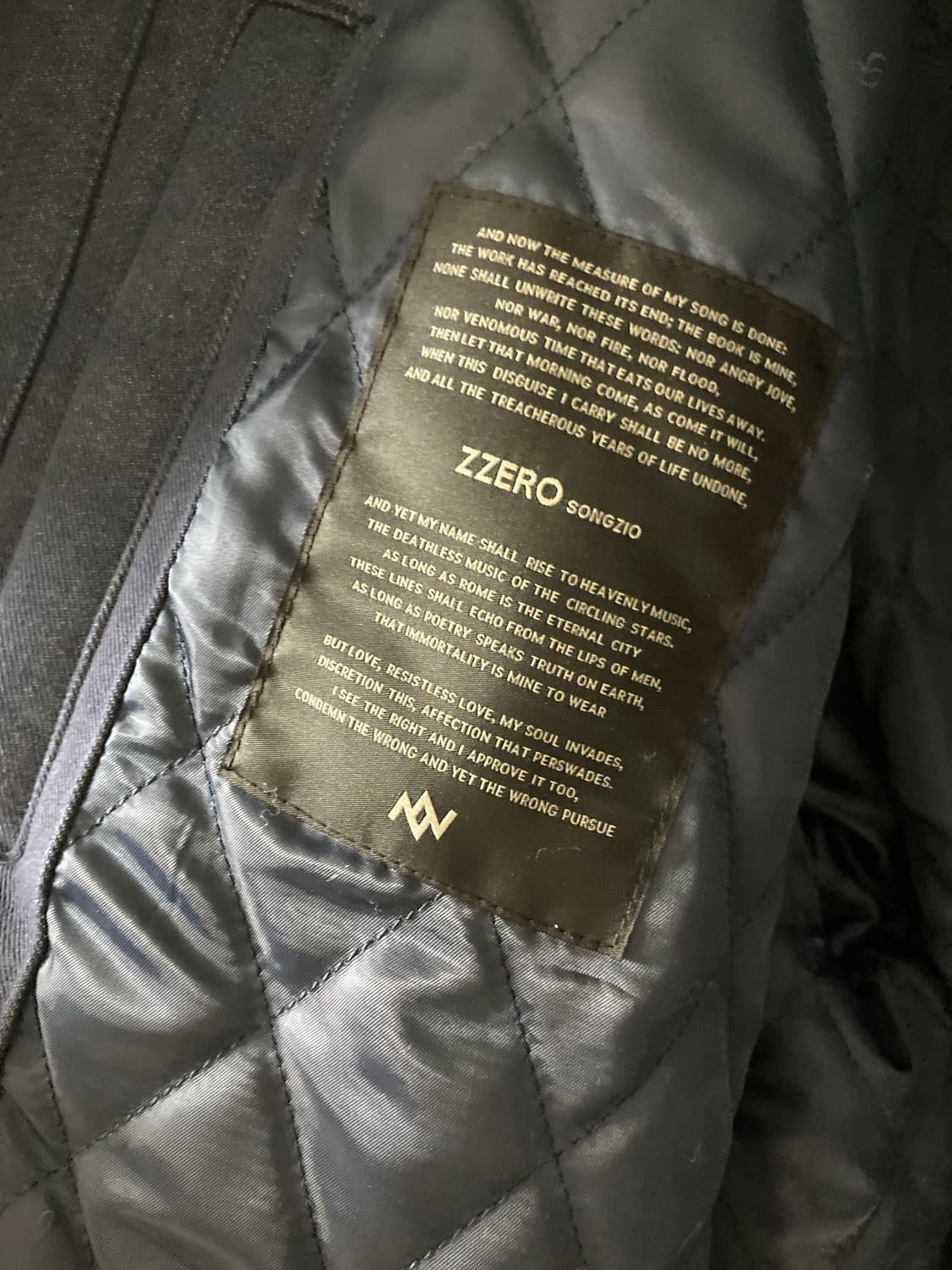 송지오 옴므 지제로 데님 라이크 점퍼 M 상품이미지4