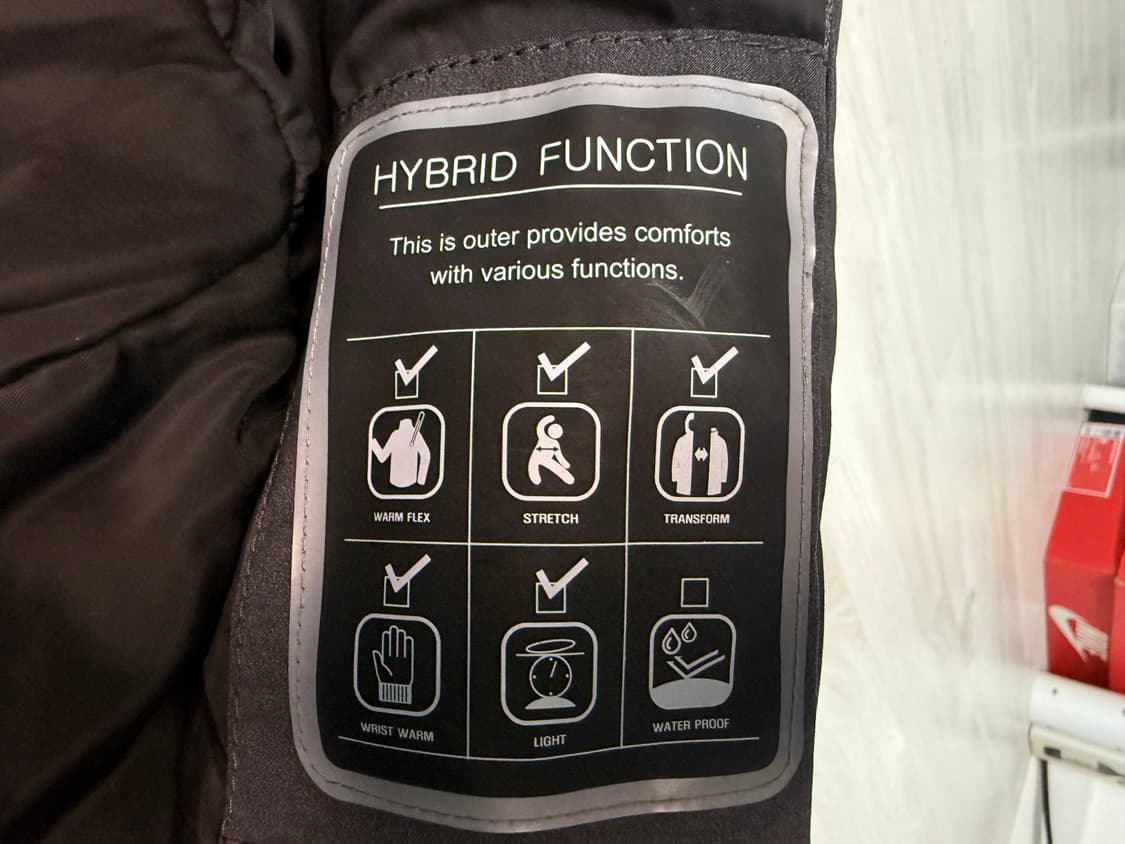 [100] AND Z(앤드지) 구스다운 하이브리드 기능성 패딩 상품이미지6