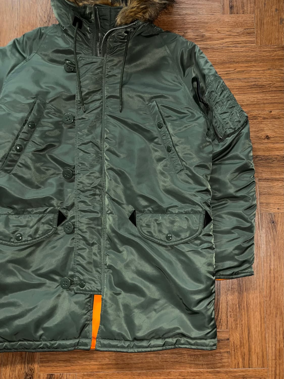 쇼트 밀리터리 N-3B 야상패딩 상품이미지5