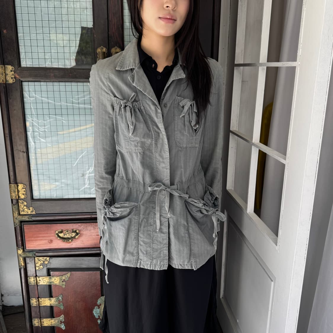 05SS 마틴 마르지엘라 NO 6 드로스트링 필드 자켓  상품이미지1