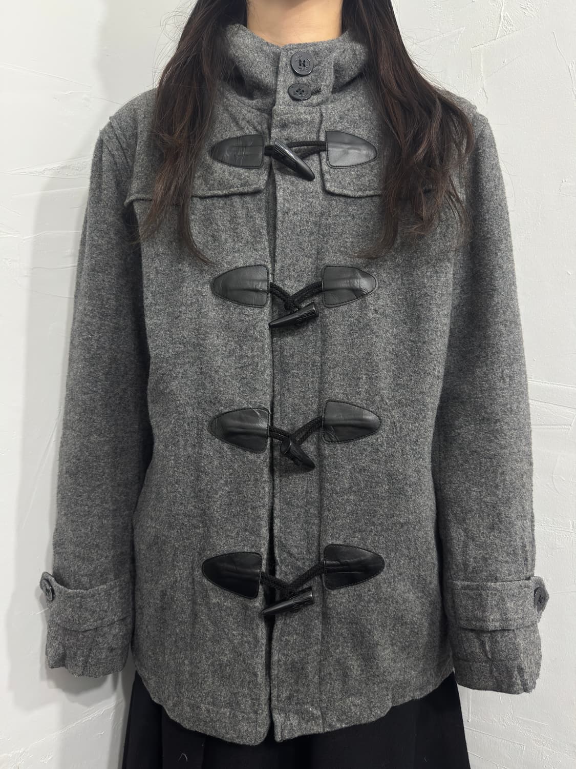 edwin hood duffle wool jacket 상품이미지2