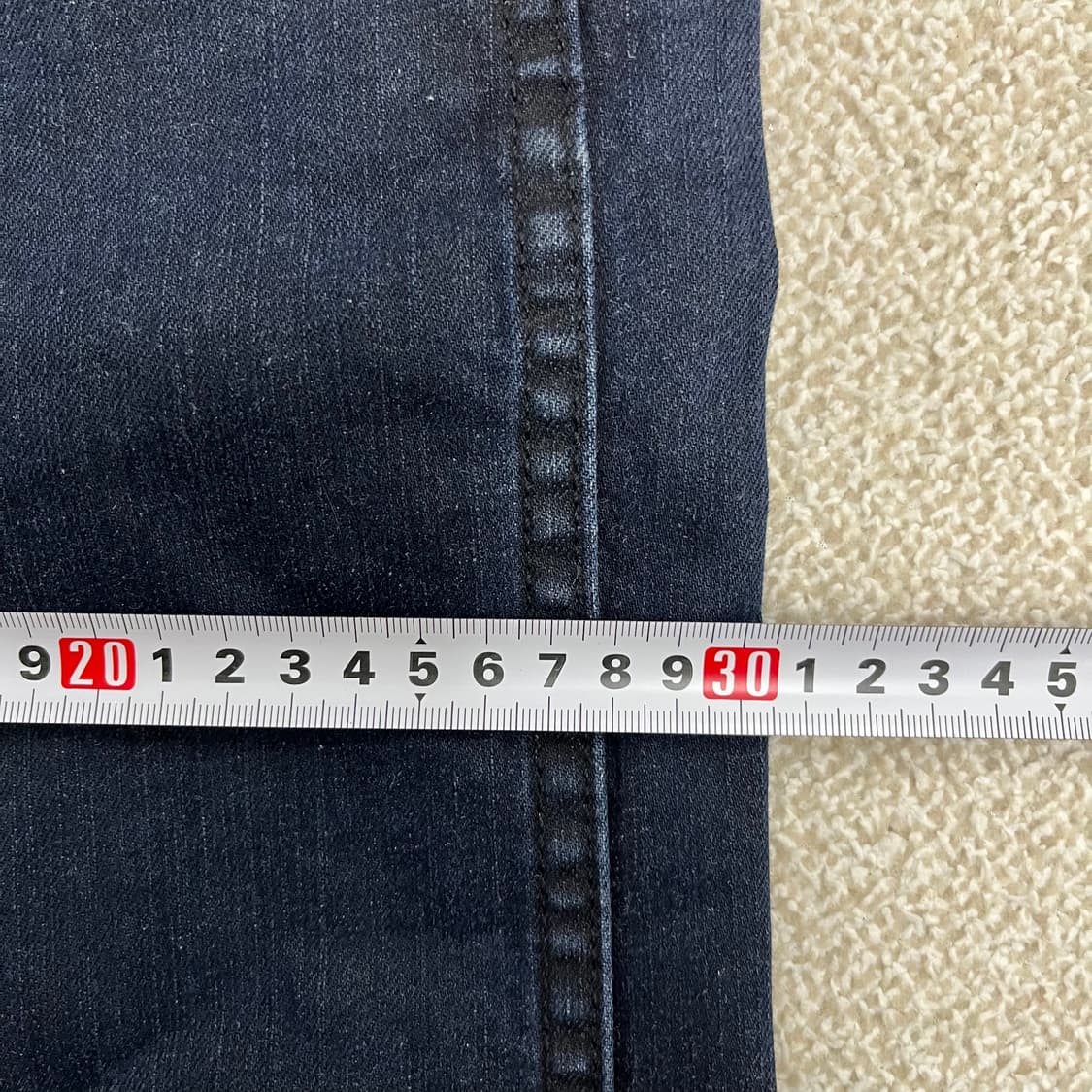 [32] 리바이스 508 레귤러 테이퍼드핏 진청 데님 청바지 0102M1 상품이미지8