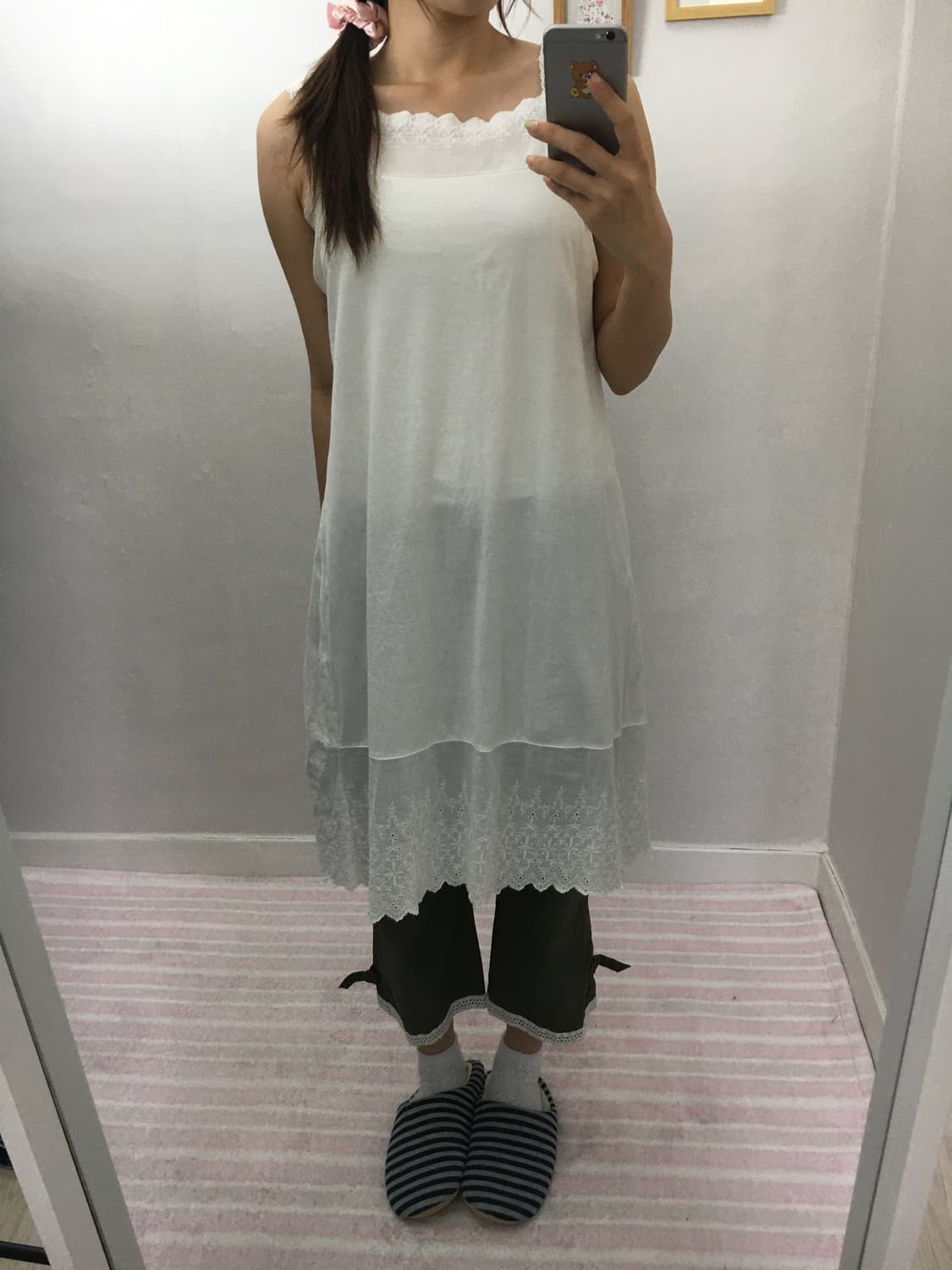 화이트 이너 원피스 상품이미지8