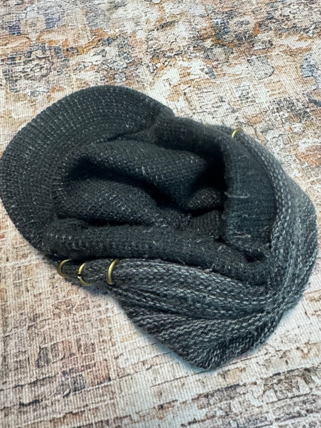 00s Style Aged Knit Brim Cap 상품이미지2