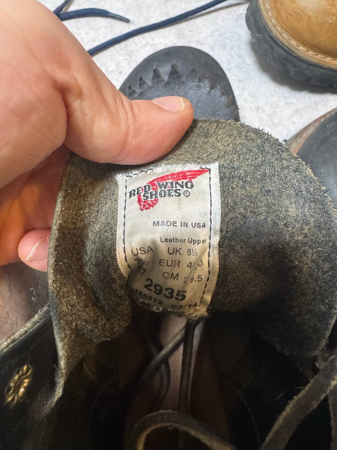 레드윙 라인맨 7.5 255 상품이미지4