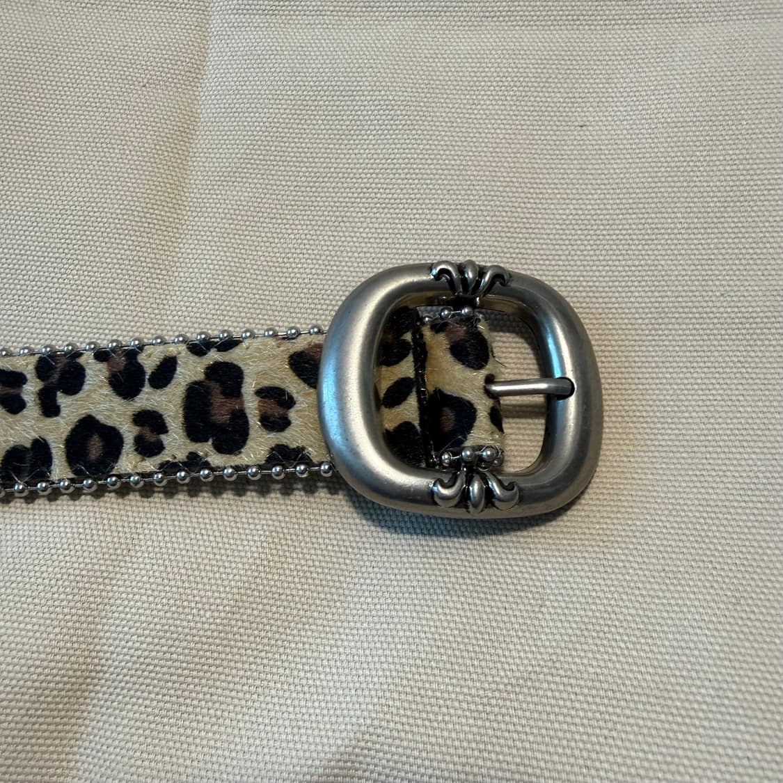 빈티지 무드 송치 레오파드 벨트  상품이미지2