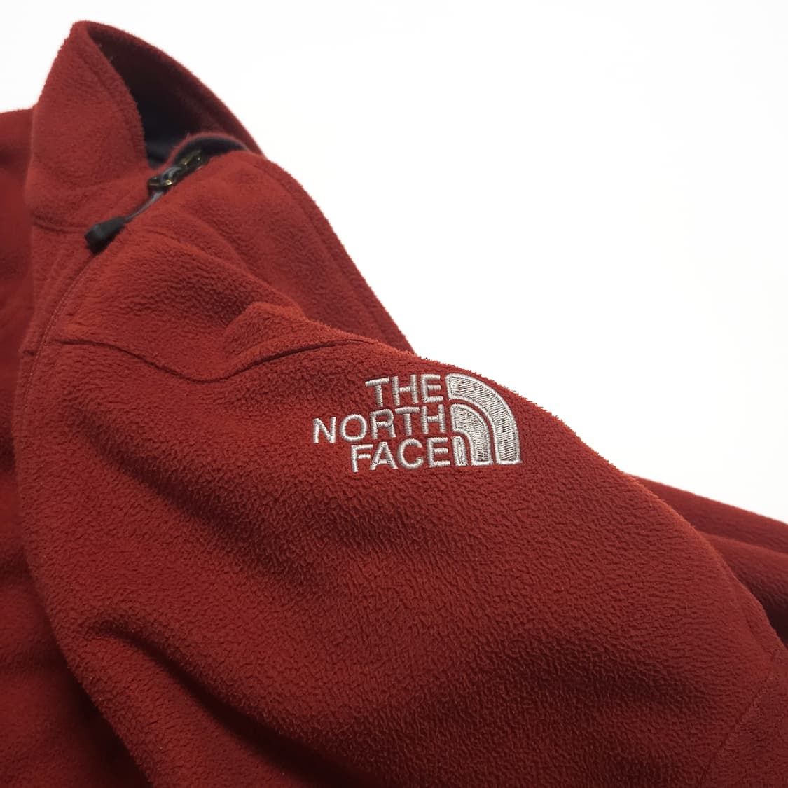 노스페이스 폴라 플리스 집업 자켓 브릭레드 상품이미지5