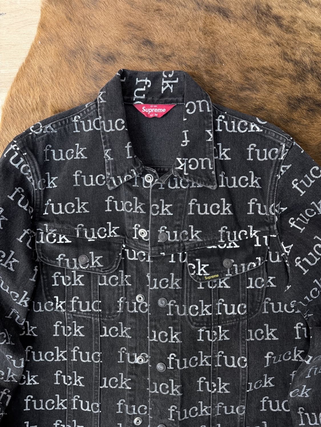 슈프림 fuck 트랙커 데님자켓 상품이미지4
