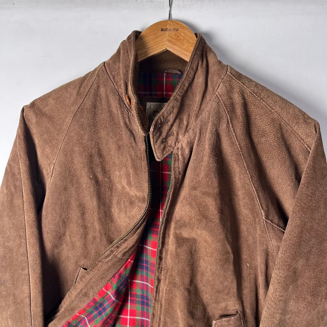 [HOUSTON] 90s 휴스턴 하라주쿠 레더 해링턴자켓 상품이미지3