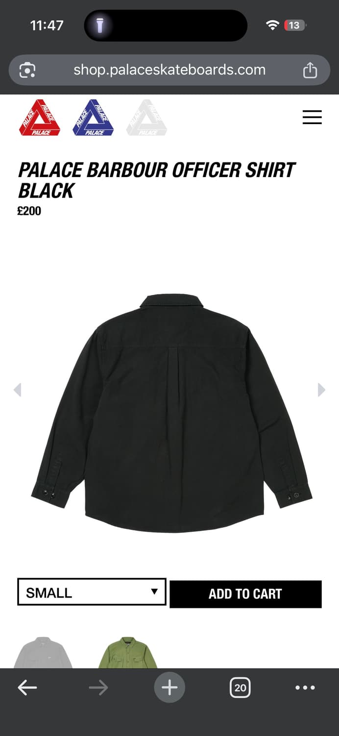 팔라스 바버 오피서 셔츠 상품이미지2