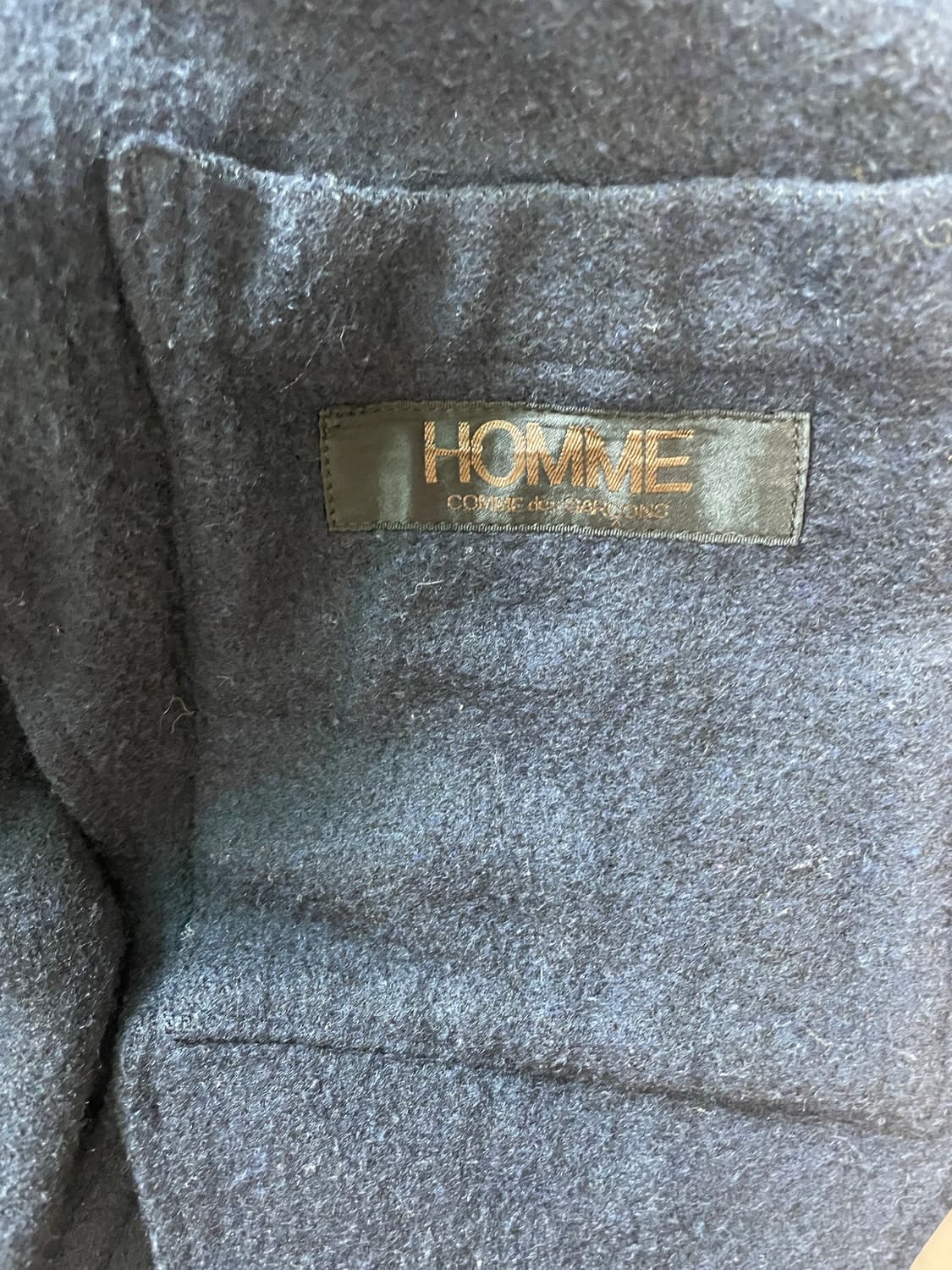 빈티지 80s 꼼데가르송옴므 GDGH 울 라이트 자켓 상품이미지3