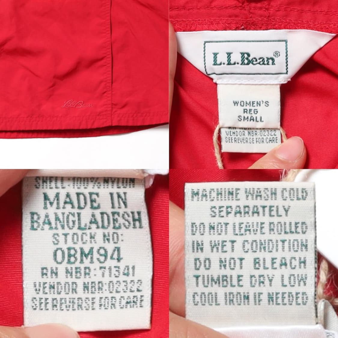 엘엘빈 L.L. Bean Nylon Anorak Jacket  상품이미지9