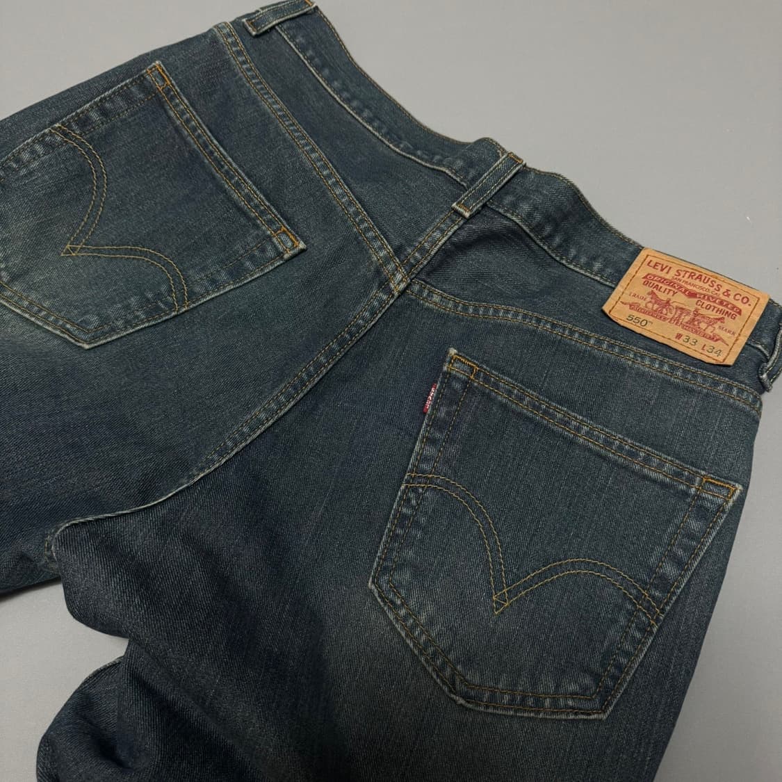 리바이스 550 Mexico factory 워시드 데님 스트레이트 팬츠 상품이미지6