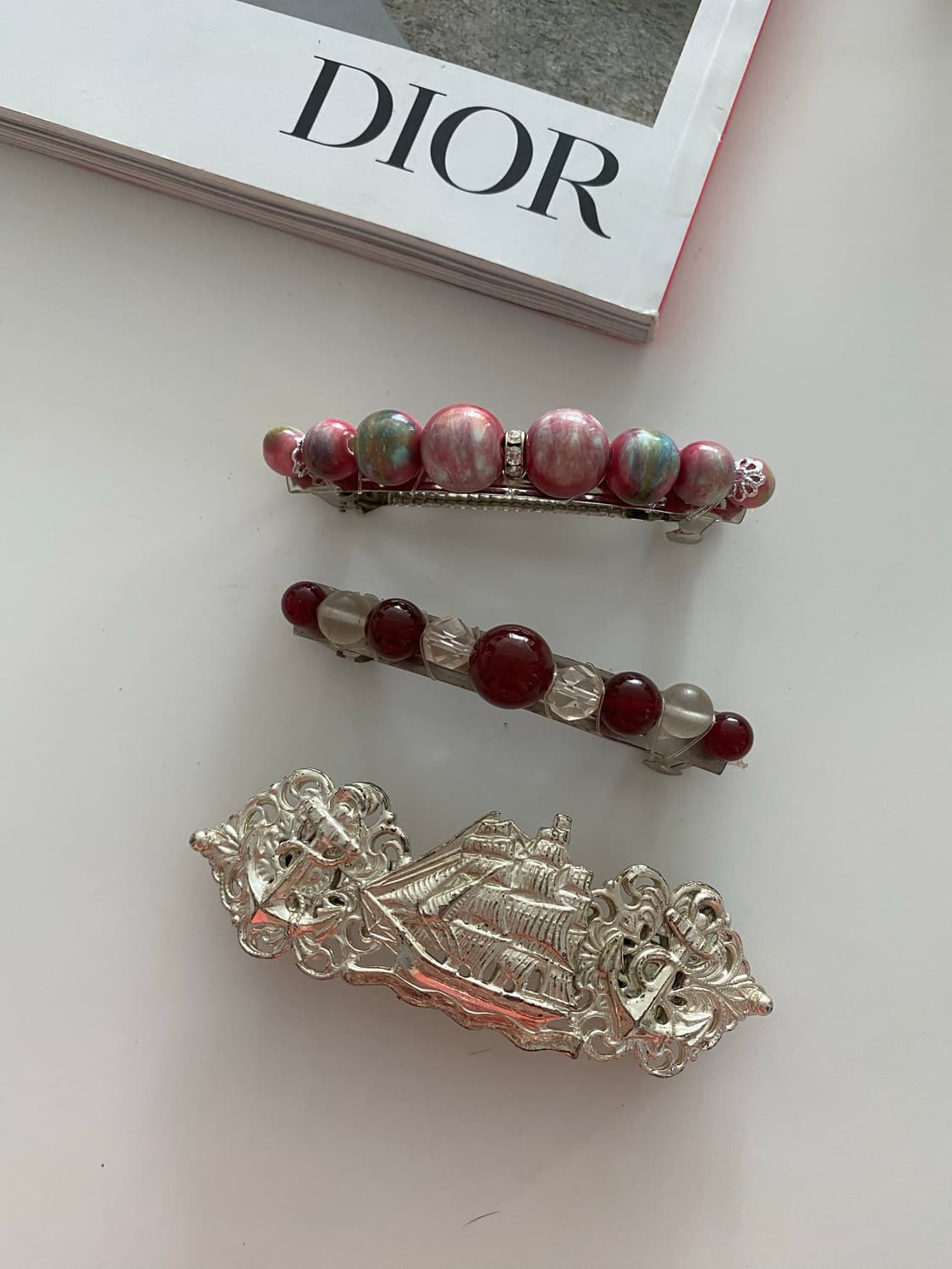 빈티지 헤어핀 3종세트 상품이미지4