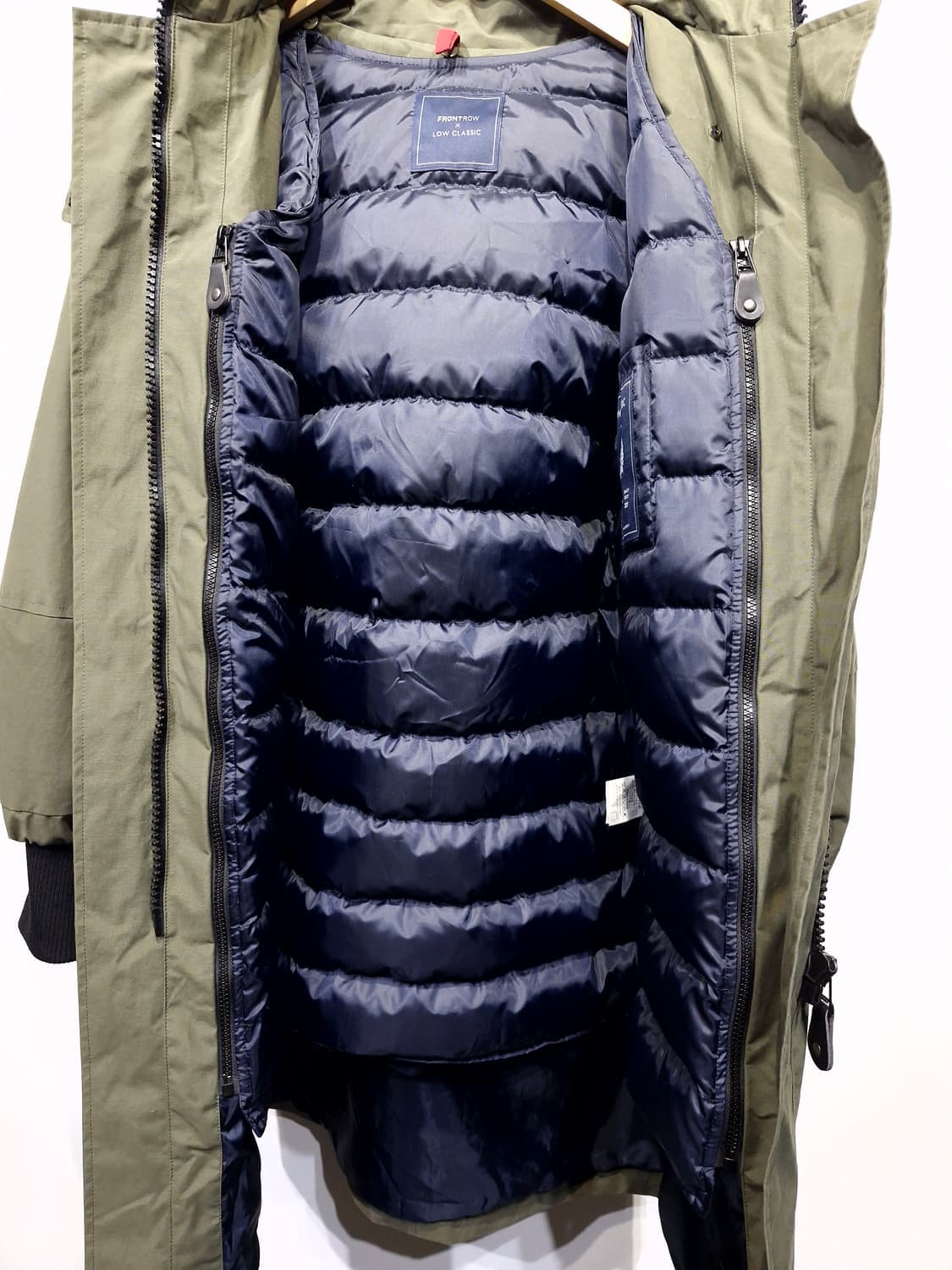 프론트로우x로우클래식 밀리터리 구스다운 파카 상품이미지8