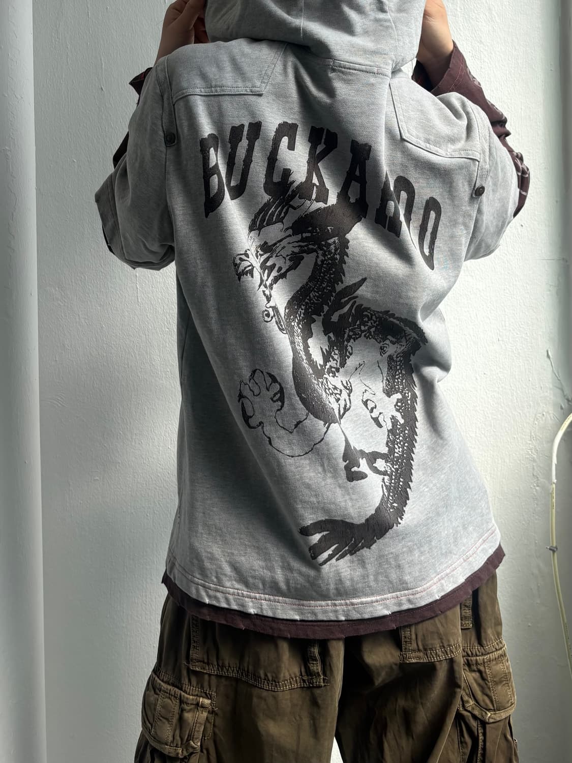 Buckaroo Graphic Layered Hood Zip-Up 상품이미지1