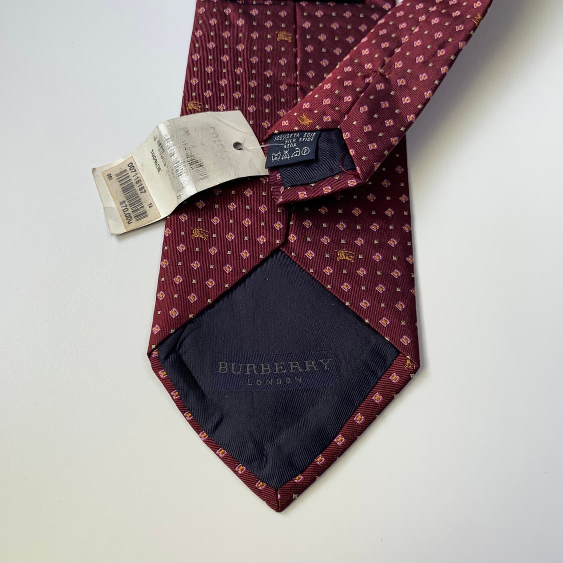 (미사용품) 버버리(BURBERRY) 택 달린 미품 모노그램 넥타이 상품이미지7