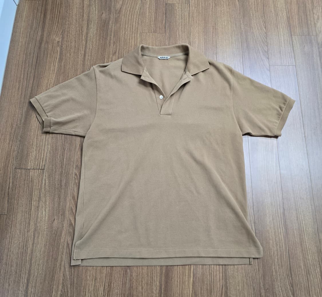 (4) 23ss 오라리 슈퍼파인 pk카라 반팔 티셔츠 상품이미지1