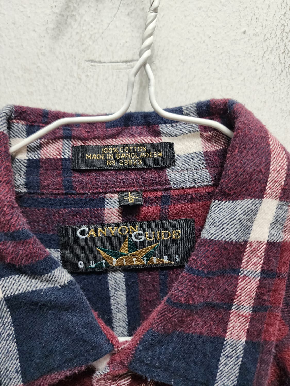 USA 빈티지 웨스턴 체크셔츠  상품이미지5