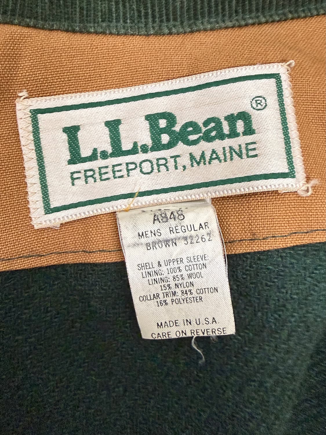 80-90s LLBean USA 덕캔버스 헌팅자켓 상품이미지3
