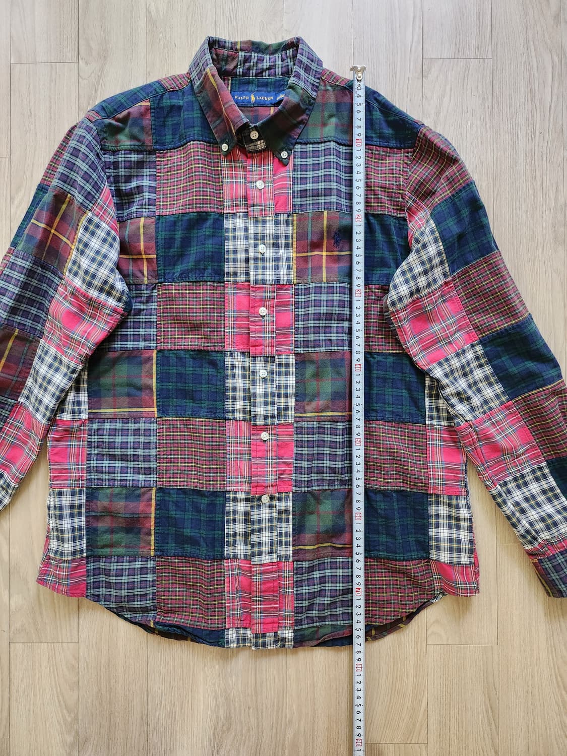 폴로랄프로렌 패치워크셔츠 (L 상품이미지7
