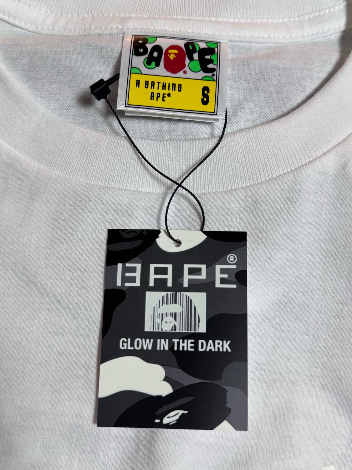 베이프 시티 카모 컬리지 ATS 티셔츠 화이트 상품이미지3