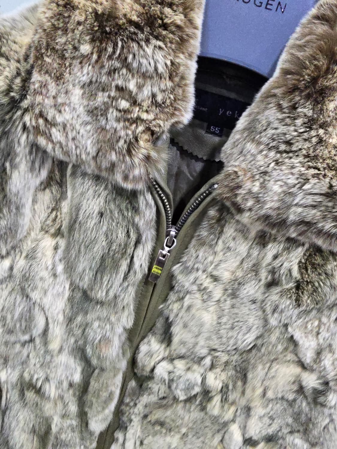 Yeker 렉스 토끼털 양가죽 자켓 55 상품이미지6