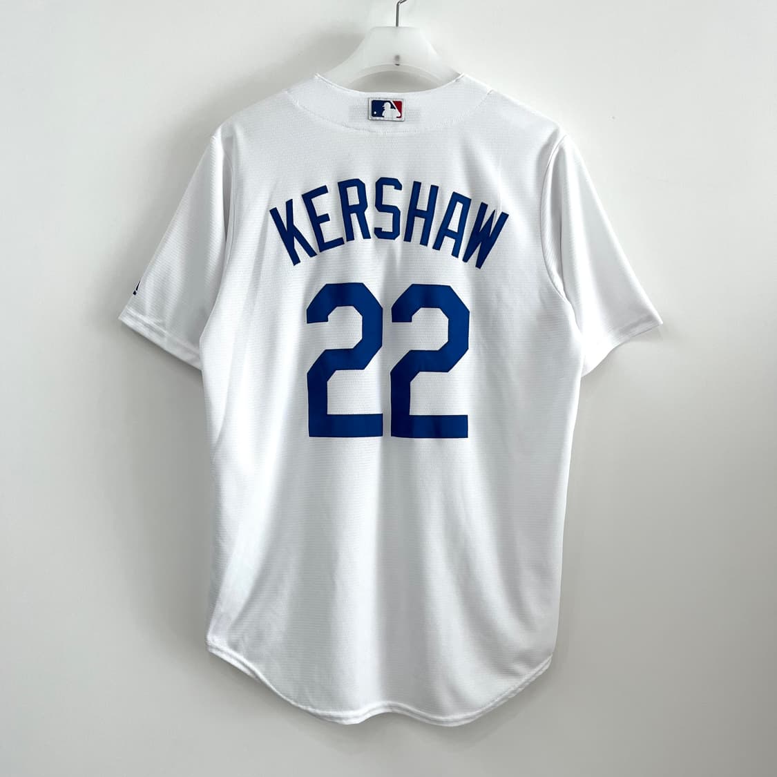 마제스틱 MLB LA다저스 Kershaw 커쇼 화이트 반팔 져지 상품이미지3