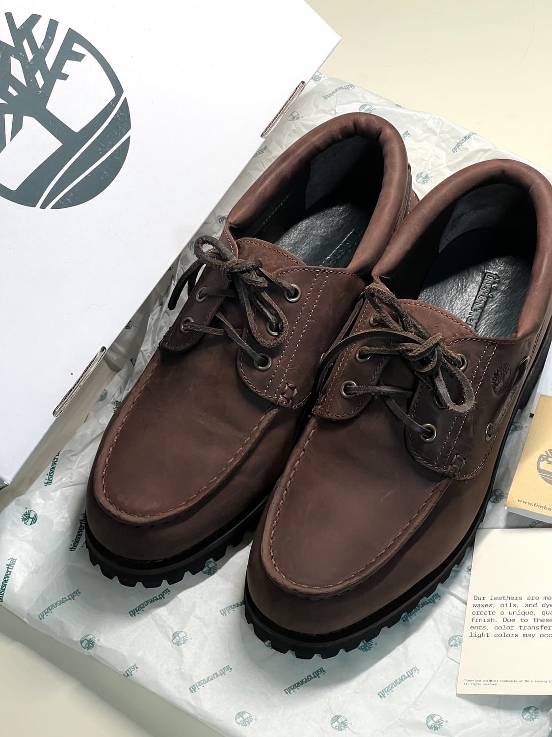 팀버랜드 디네댓 보트슈즈 270사이즈 풀박스 판매 상품이미지2