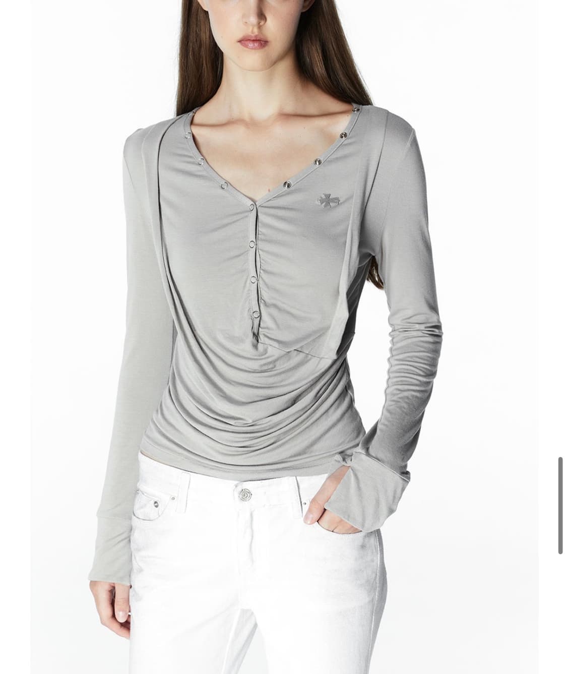 2000아카이브 draped top 상품이미지2