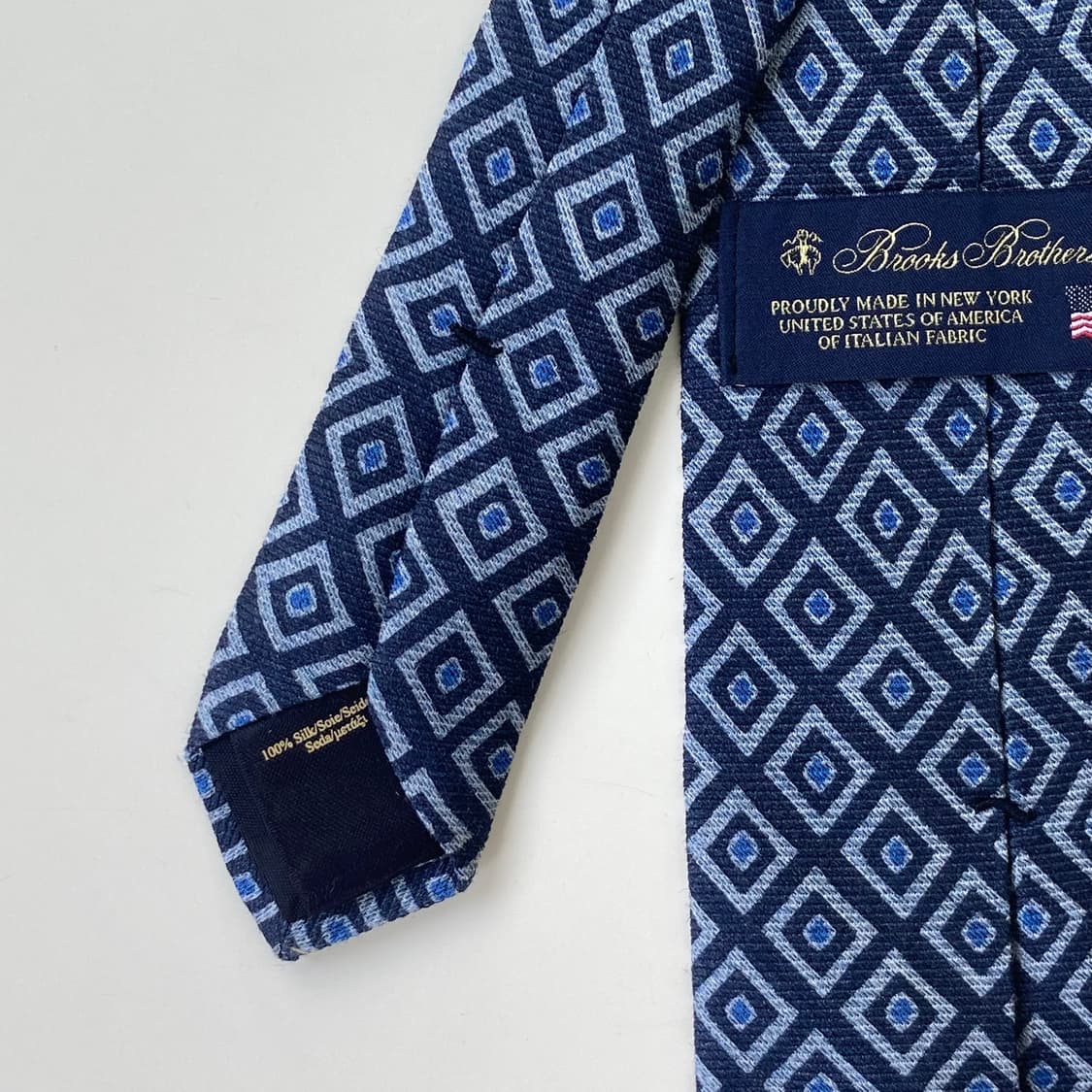 신형라벨 브룩스브라더스 명품 정품 넥타이 8.3cm 상품이미지5