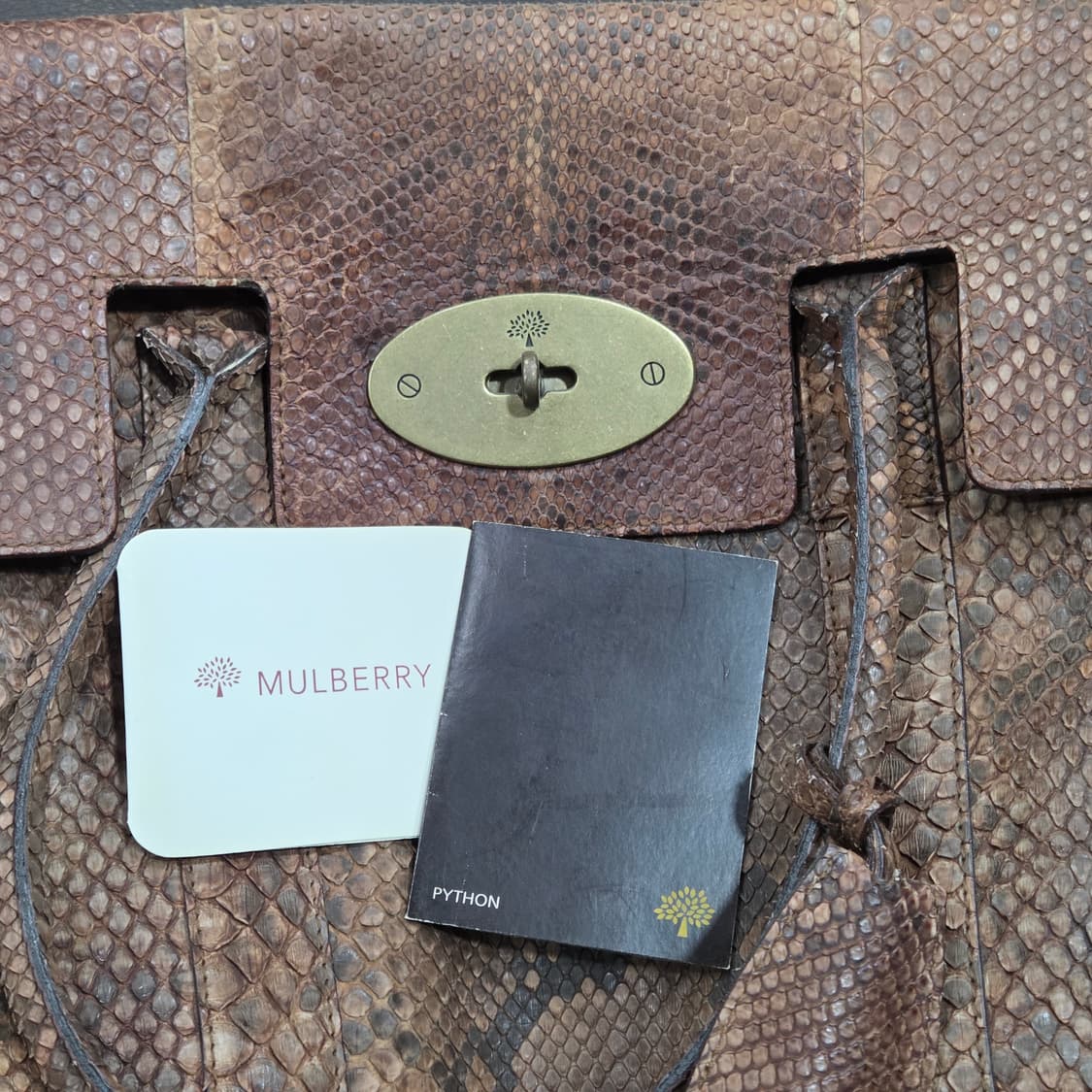 멀버리 리미티드 스네이크 토트백 남.녀.공용 상품이미지4