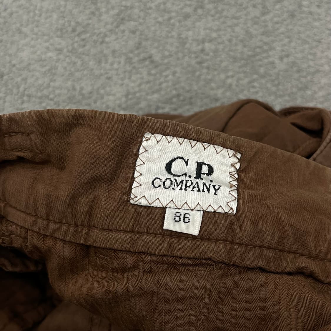 86 CP컴퍼니 브라운 코튼 팬츠 상품이미지7