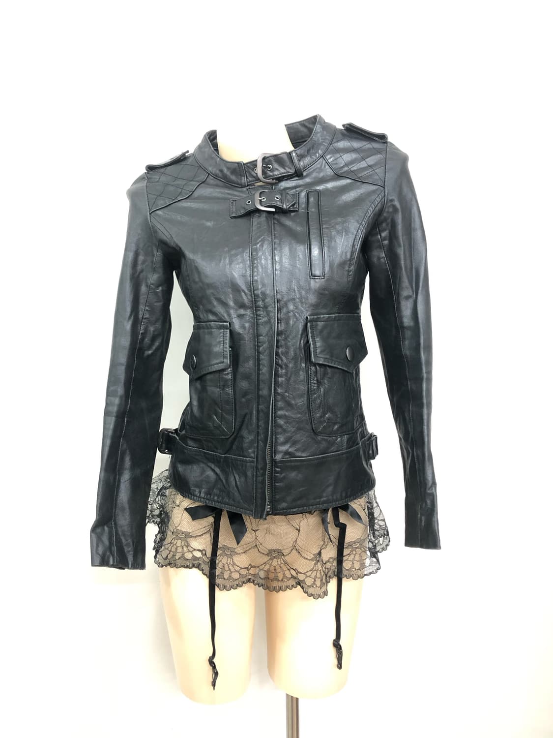 JILLSTUART black buckle rider jacket 상품이미지2