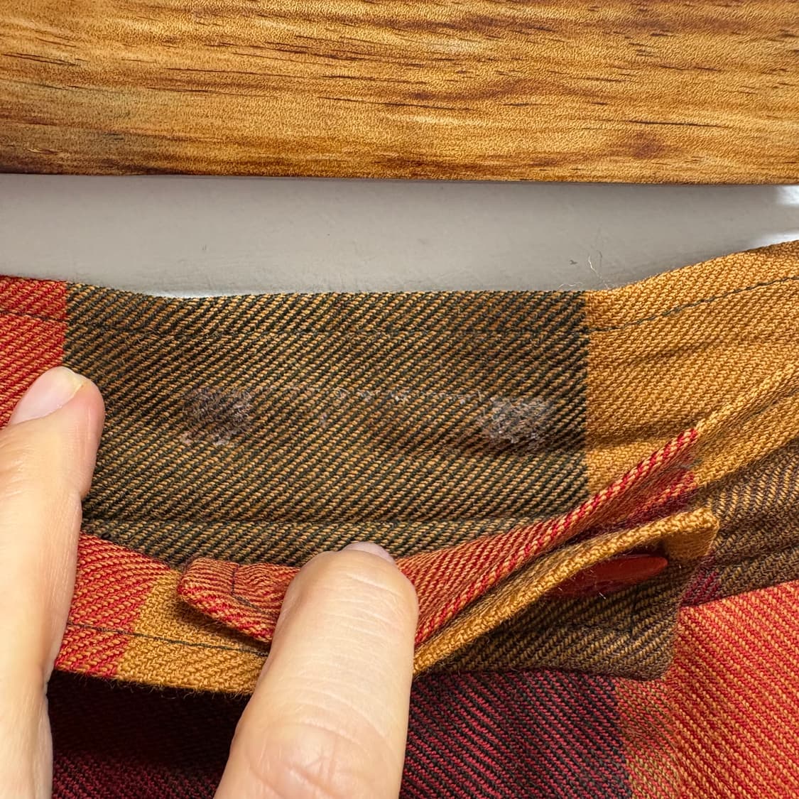 schneiders 슈나이더스 체크 램스울 롱 스커트  상품이미지6