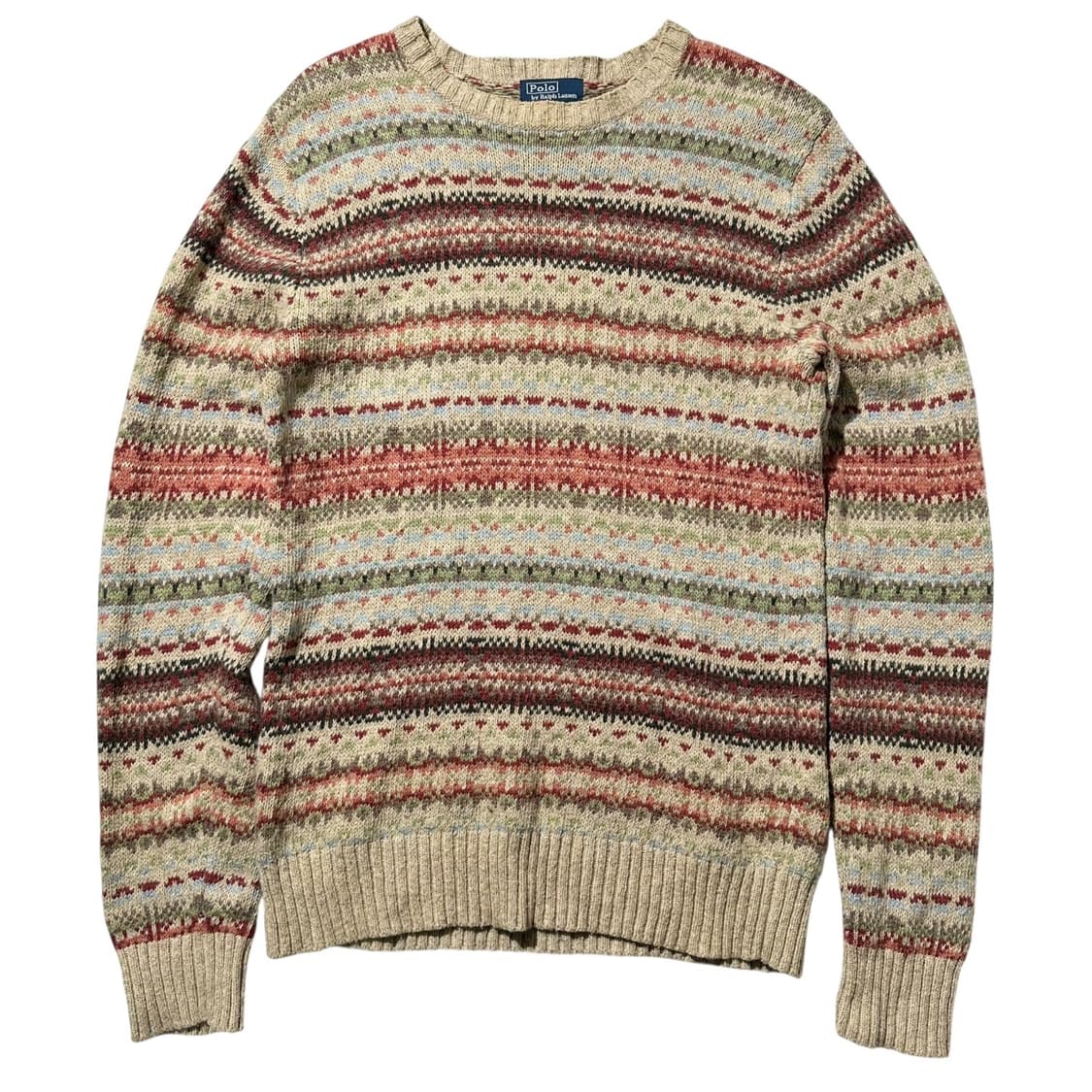 폴로 랄프로렌 페어아일 패턴 라운드 니트 상품이미지1