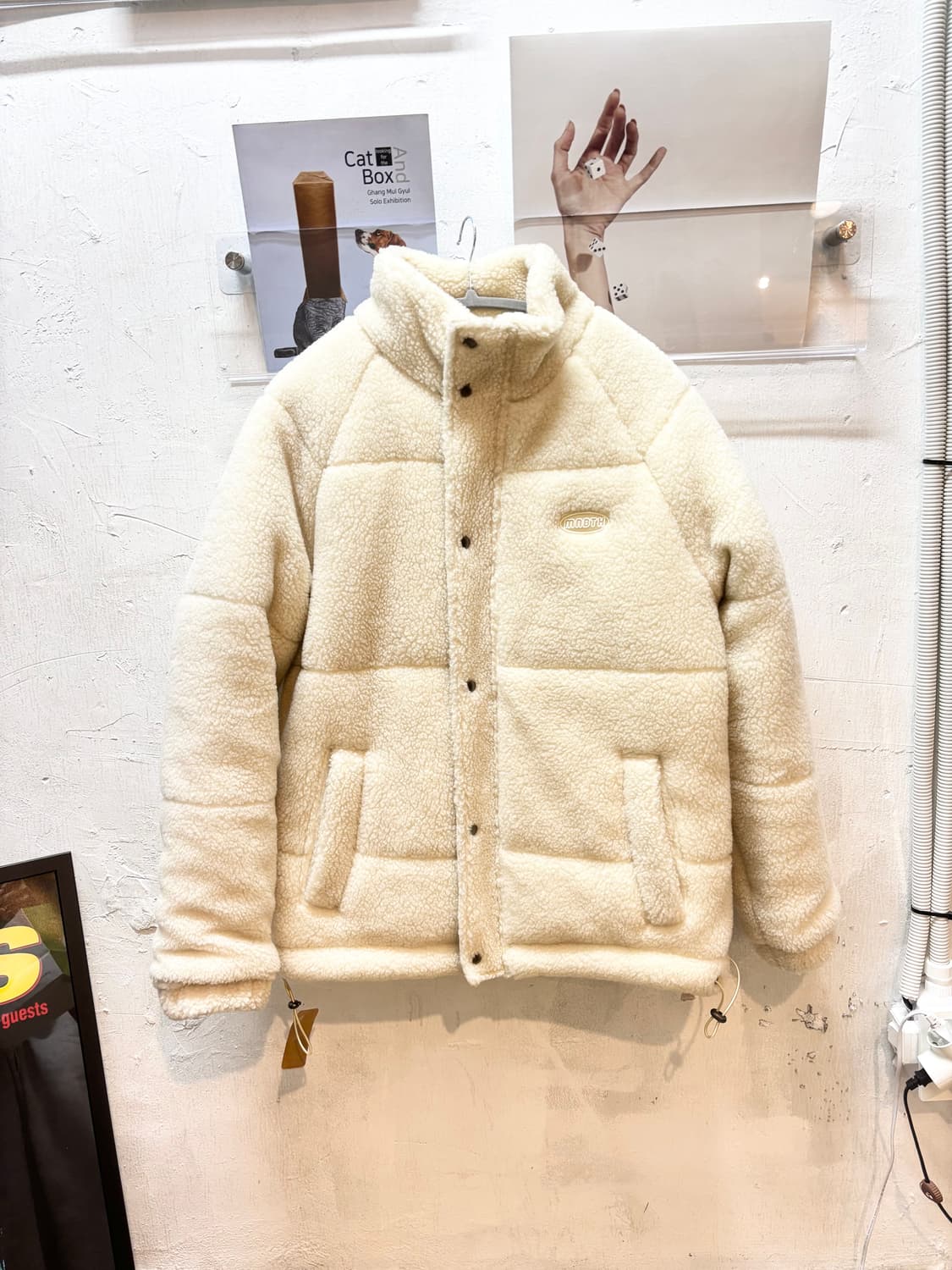 메인부스 플리스 푸퍼 자켓 라이트 베이지 상품이미지1