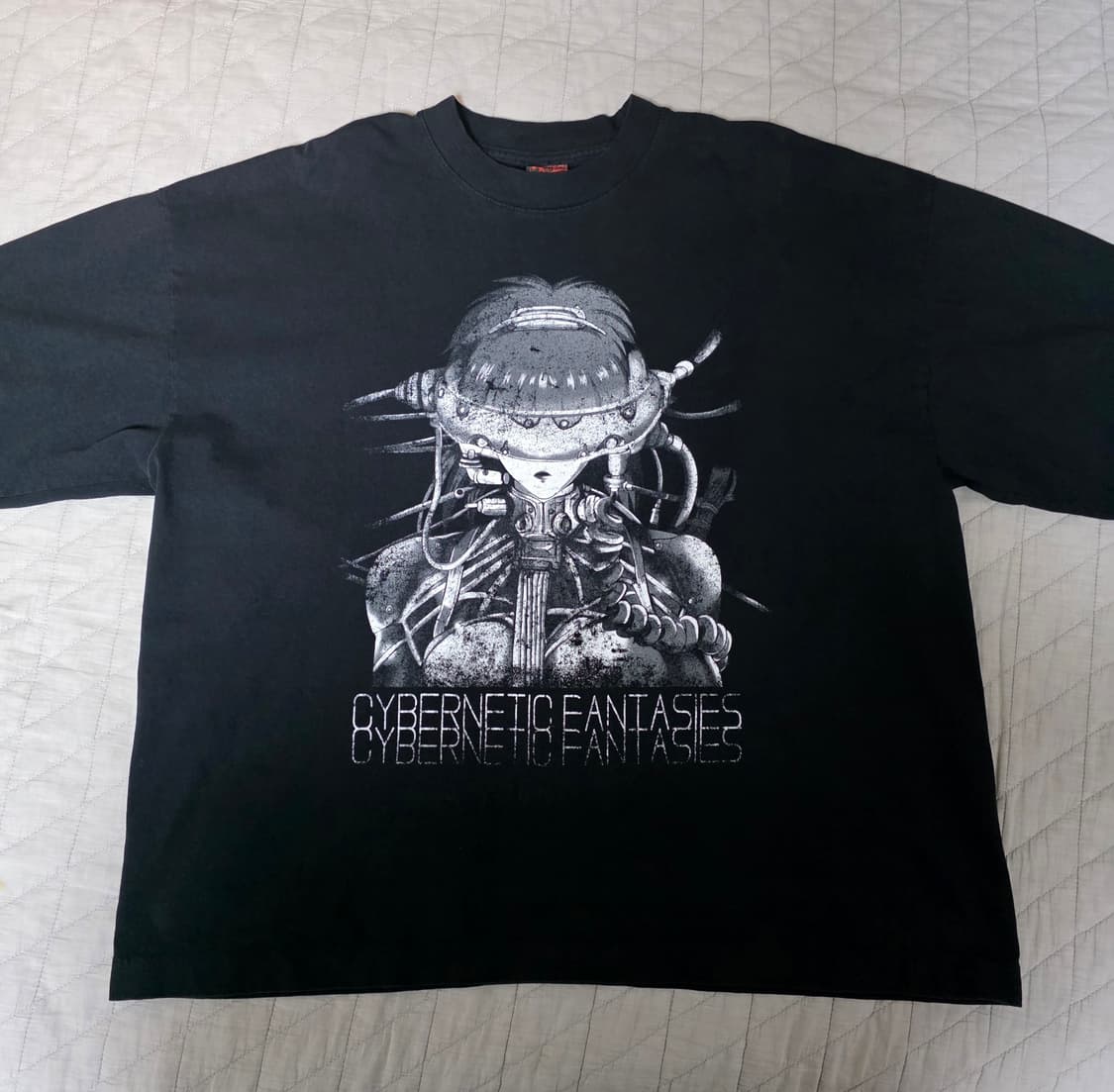 [XL] 공각기동대 부틀렉 이더리얼 스튜디오 흑백 블랙 티셔츠 상품이미지1