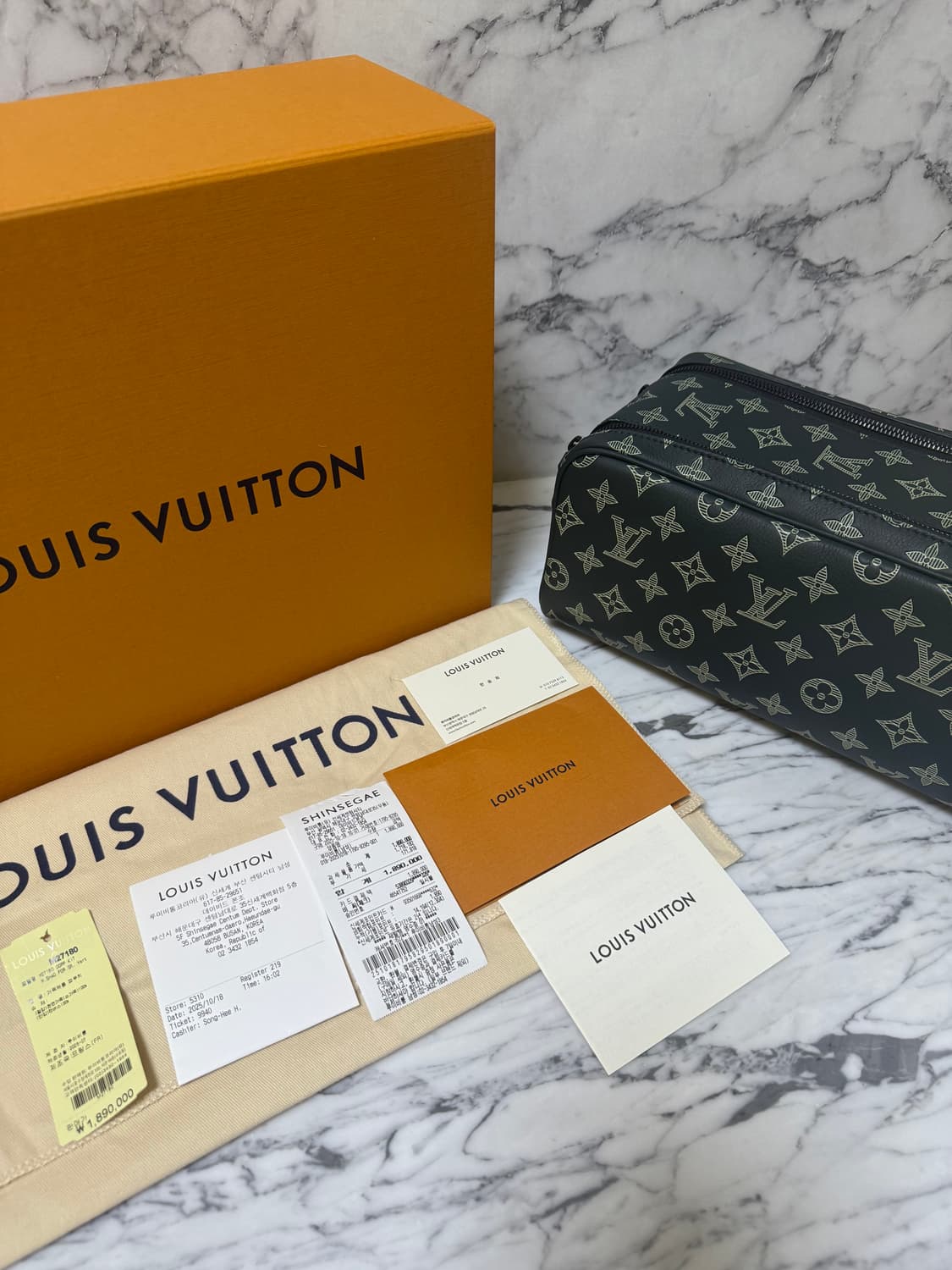 [새상품] 루이비통 이클립스 쉐도우 돕키트 파우치 클러치백 상품이미지8