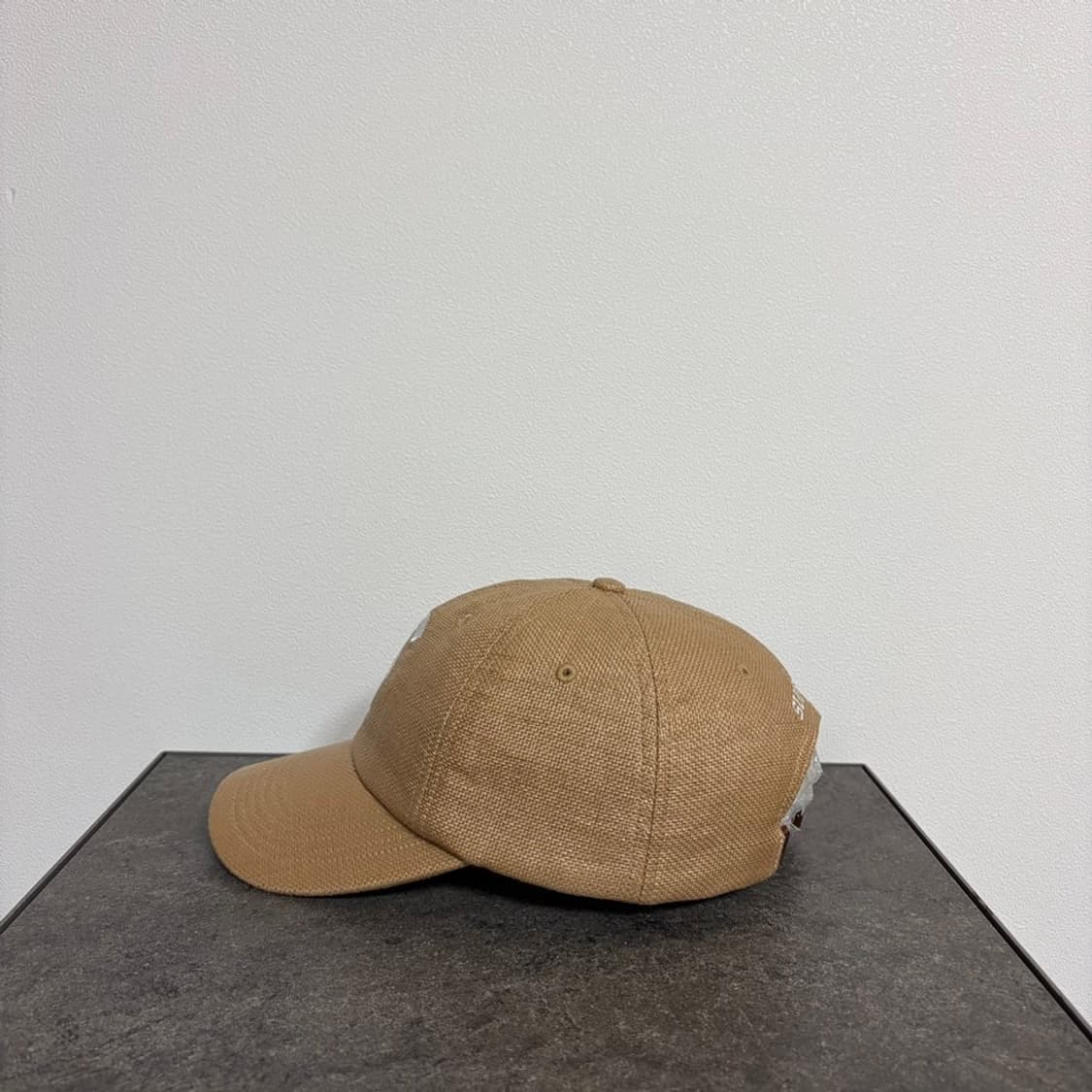(OS) 슈프림 S로고 볼캡 모자 라탄 탄 베이지 상품이미지2