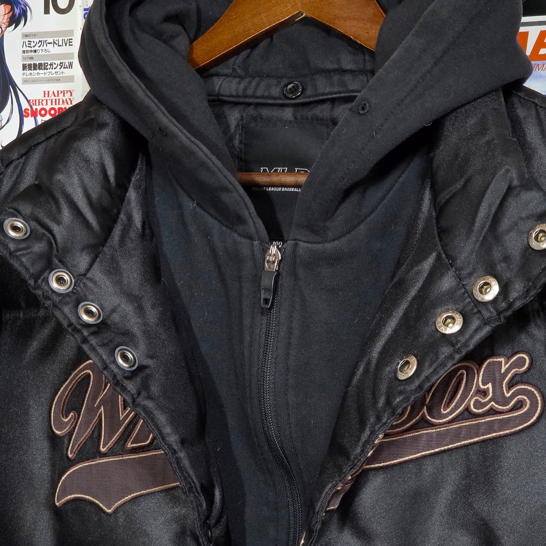 엠엘비 화이트 삭스 레이어드 덕다운 후드 패딩 상품이미지9