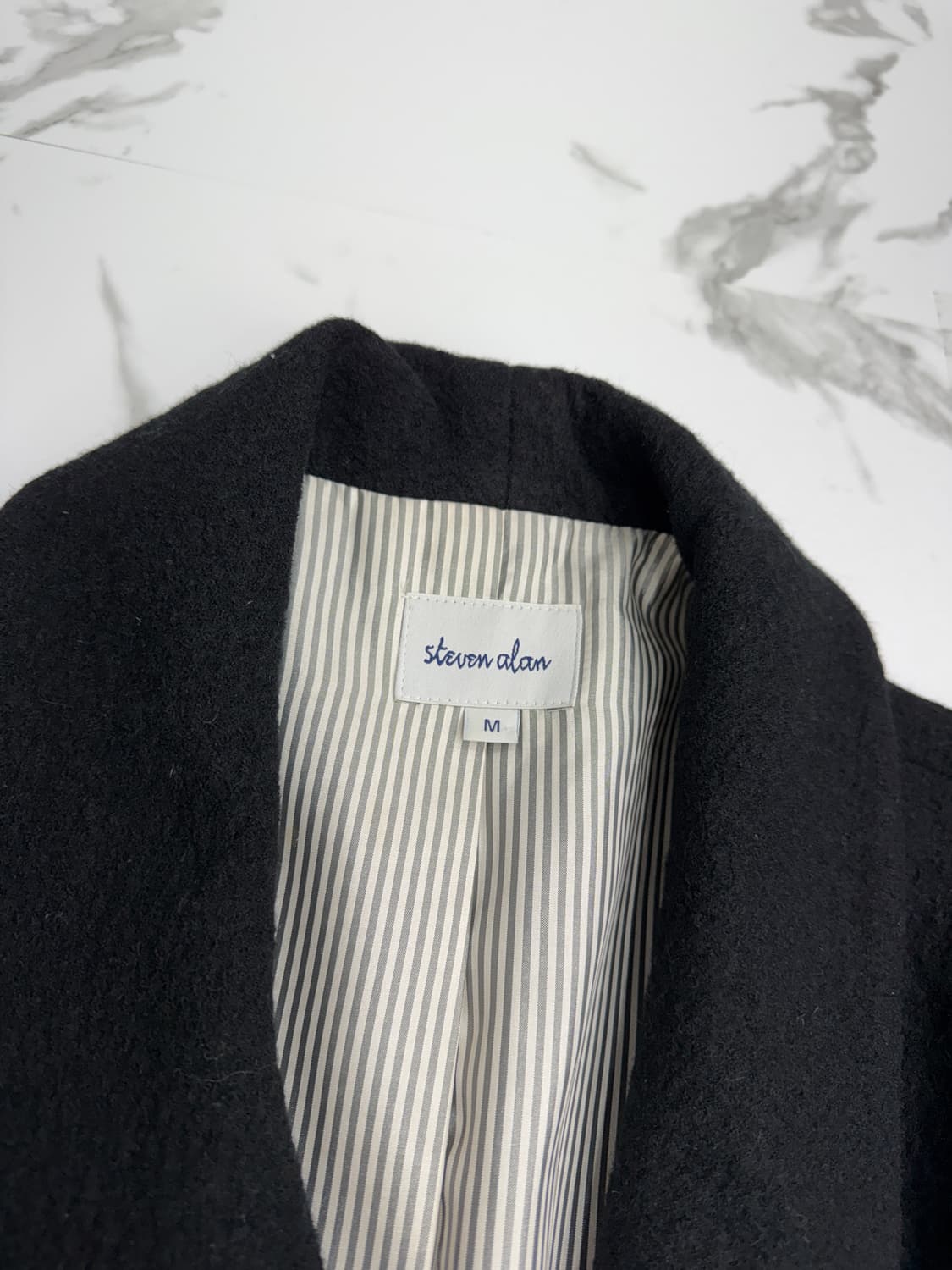 스티브알란 울 코트 상품이미지3