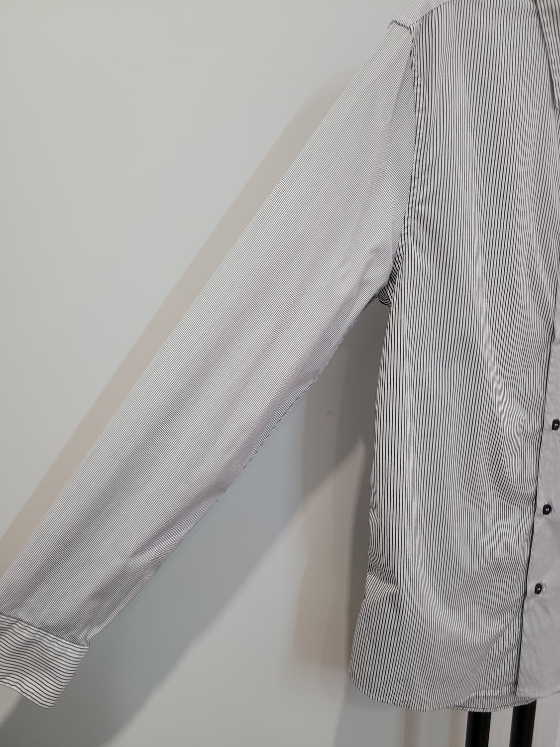 캘빈클라인 남성 스트라이프 믹스패턴 긴팔 셔츠 S사이즈 상품이미지6