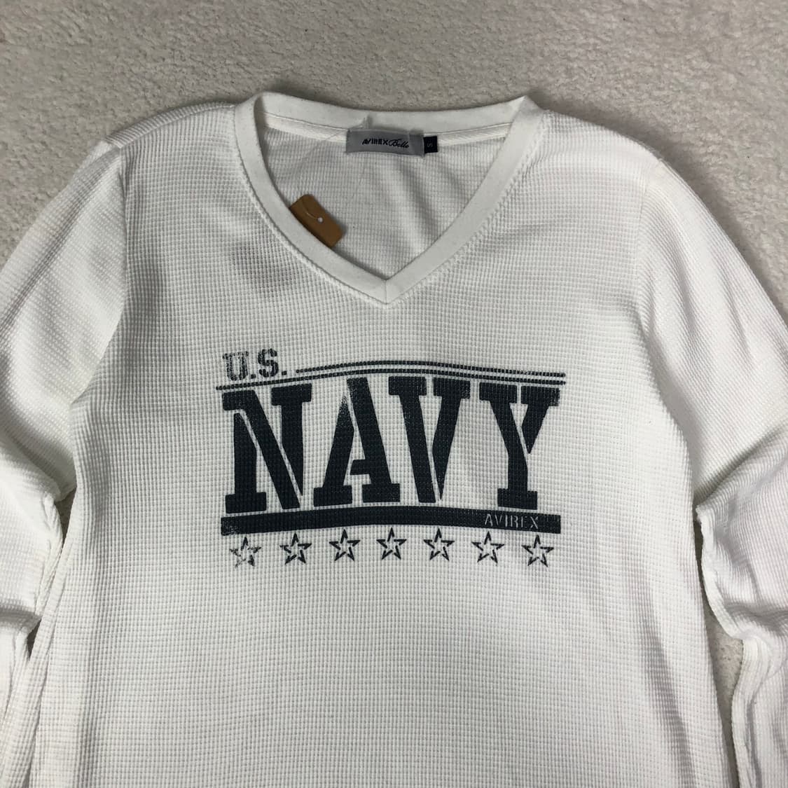 아비렉스 US Navy 와플 롱슬리브  상품이미지5