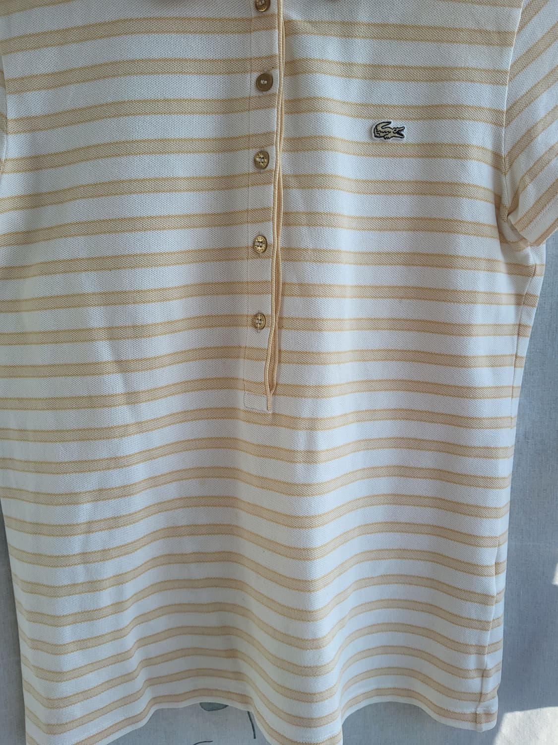 라코스테 반팔 카라티셔츠 여성용 S 사이즈  코튼 클래식  상품이미지3