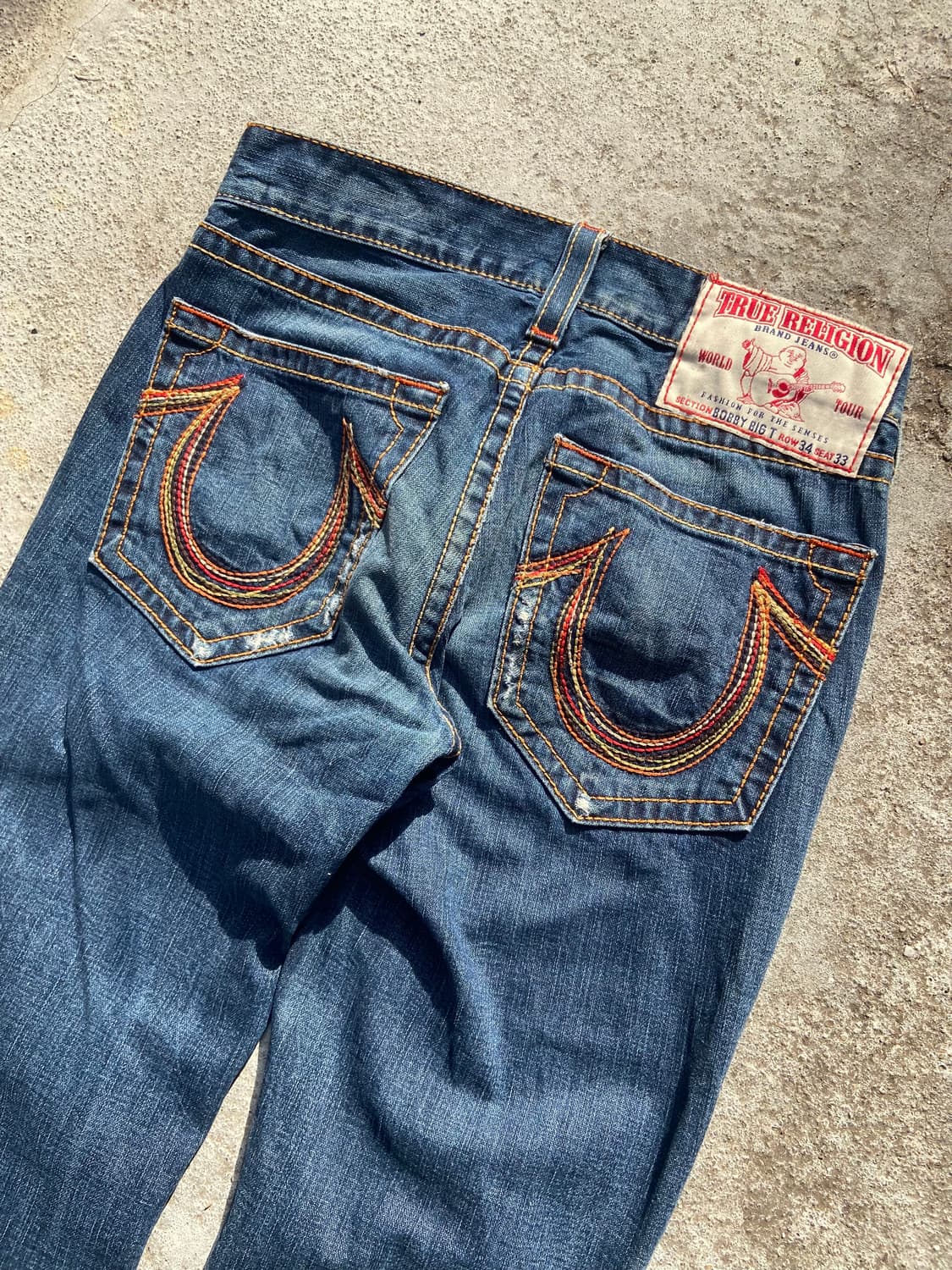 True Religion Bobby Big T Low Rise Jeans 상품이미지1